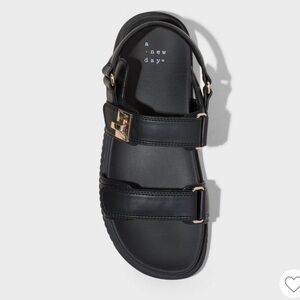 A New Day Black Sandals